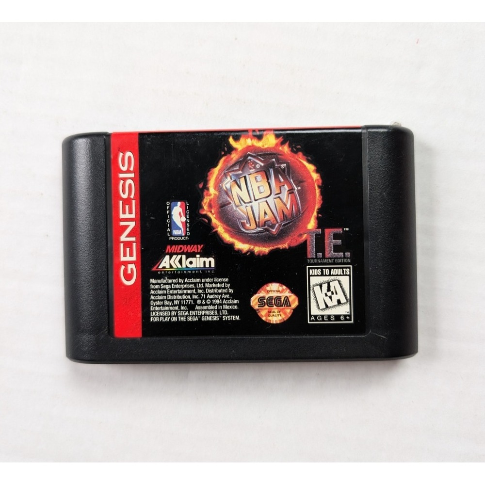 NBA Jam Sega Genesis Tournament Edition Cartridge Only Tested Working